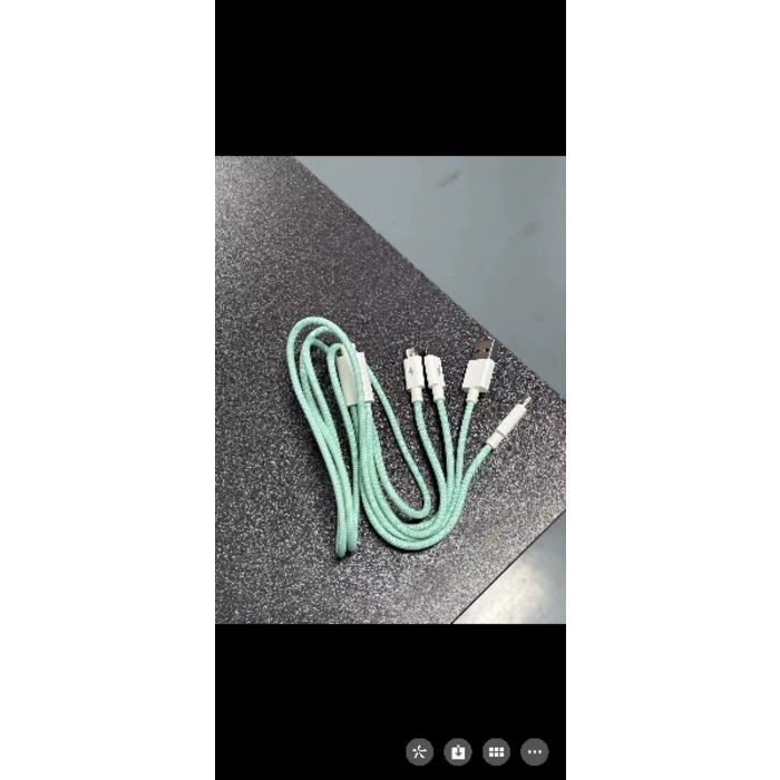 66W Fast Charging Cable 3in1