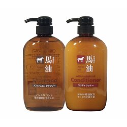 KUMANO Horse Oil Shampoo & Conditioner 