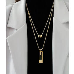 Versatile Double layer Square Necklace