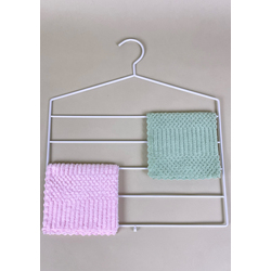 Wire Pants Hanger 5-Tier - White