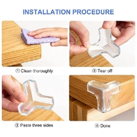 4PCS Silicone Table Corner Protector