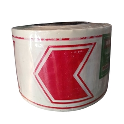 ខ្សែរុំសុវត្ថិភាពពណ៌ក្រហម និងស 1cm'100mm