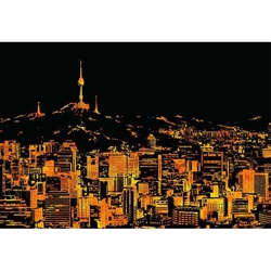 🇹🇭 Scraping Art A3 Size Color Scratching Decorative Picture 