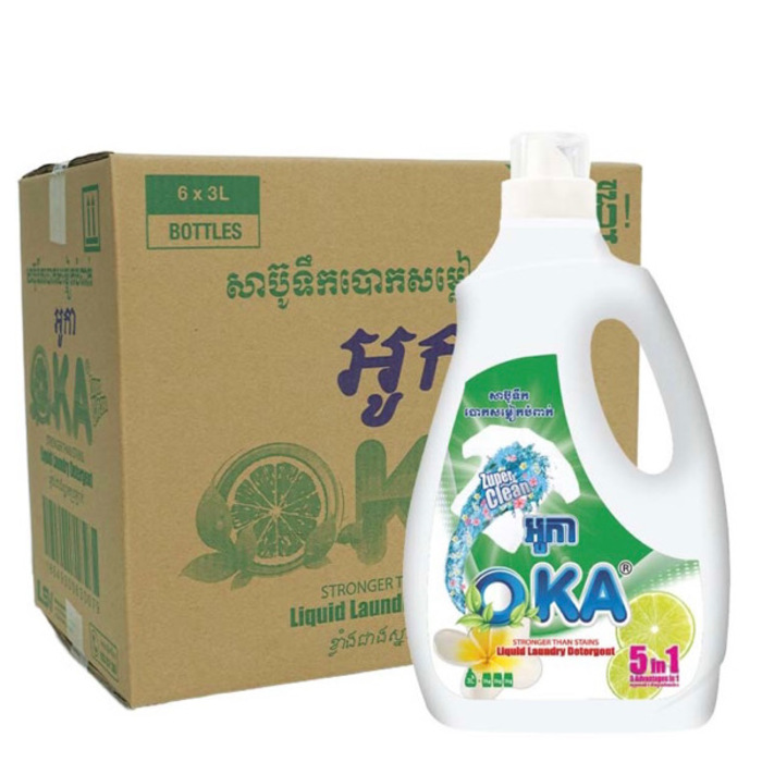 OKA Zuper Clean - 1 Box (6 Bottles x 3L)