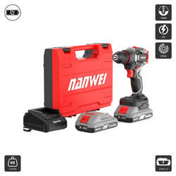 ម៉ូទ័រស្វានប្រើថ្ម 10 លី (D5215) Cordless Electric Drill 10MM 50NM 2AH 