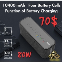 XDOBO 80W Black Speaker