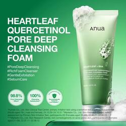 Anua Heartleaf Quercetinol Pore Deep Cleansing Foam (150g)