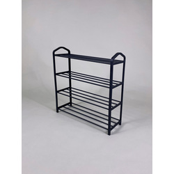 Shoe Rack 4-Tier - Black 