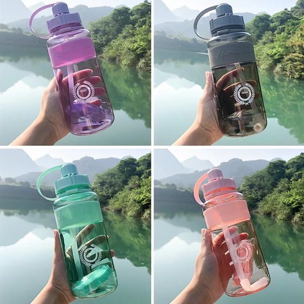 Water Bottles with Straw 