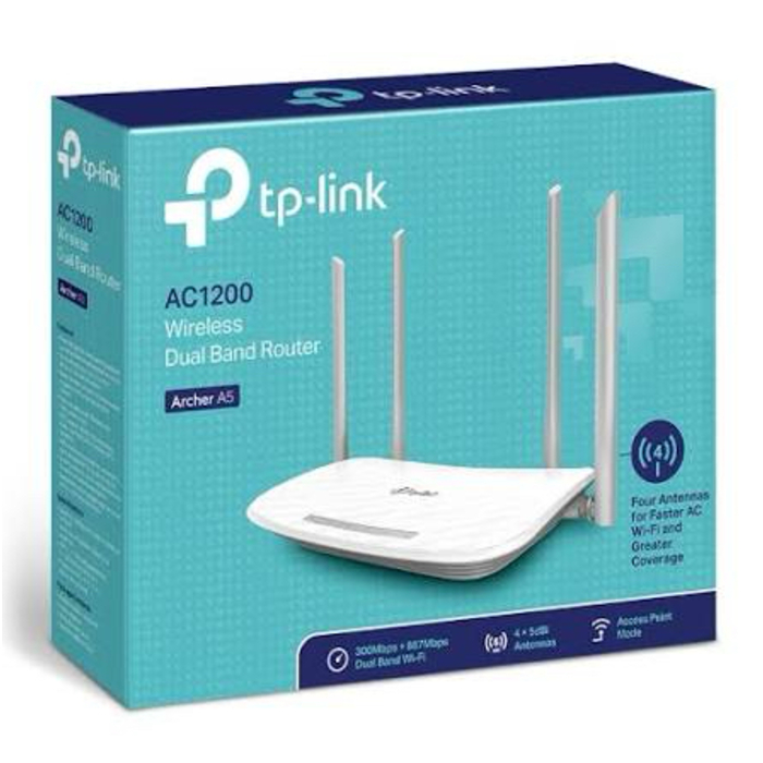 TP-Link AC1200 Dual Band Wi-Fi Router Archer A5
