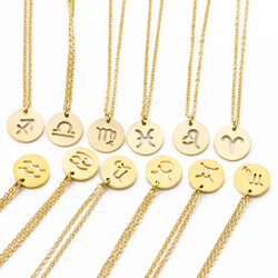 12 Zodiac Signs Necklace