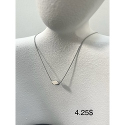 White Sea Glass Necklace