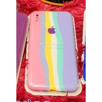 iPhone XS Max Rainbow Silicone Phone Case