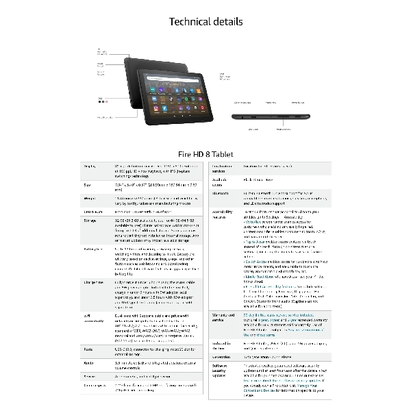 Amazon Fire HD 8 Tablet