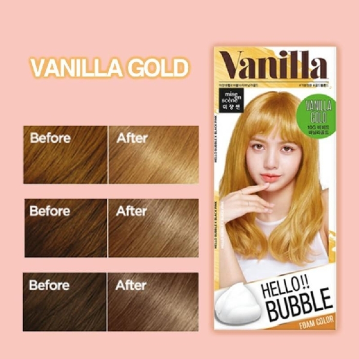 ថ្នាំកក់ប្តូរពណ៌ ​MISE EN SCENE Hello Bubble Vanilla 