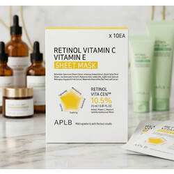APLB Retinol Vitamin C Vitamin E Sheet Mask 10EA (10Pcs)