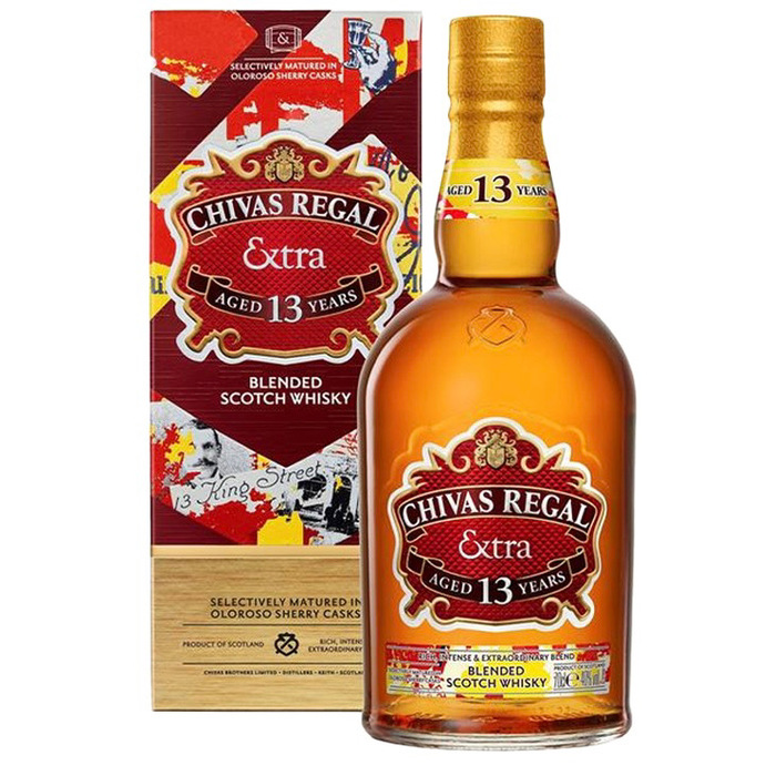 Chivas Regal Extra 13 Years Whisky 700ml - 1 Bottle 