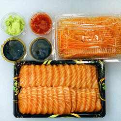 Fresh Salmon Slice 550g