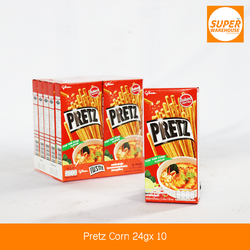 នំចង្កឹះ Pretz រសជាតិតុមយ៉ាំគុង ចំនួន១០កញ្ចប់