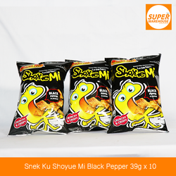 Snek Ku Shoyue Mi Black Pepper 39g Pack of 3