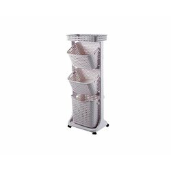 Yw 2018-28 Laundry Basket 3 Tiers