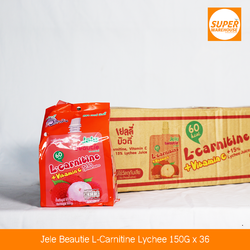 Jele Beautie L-Carnitine Lychee 150G Pack of 36