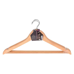 KOOPMAN KH1000010 Clothes Hanger Set Wood 3PCS
