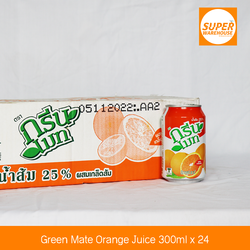 Green Mate Orange Juice 300ML Pack of 24