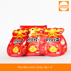 Play More Lucky Candy 12g Pack of 12