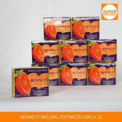 BENNETT Natural Extracts Soap 130g Pack of 12