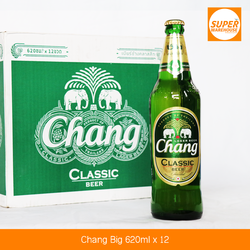 Chang Original Thai Beer Big Bottles Pack of 12