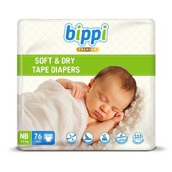 ខោទឹកនោម​ Bippi Premium Soft & Dry  ប្រភេទ​បកបិត ទំហំ NB-76