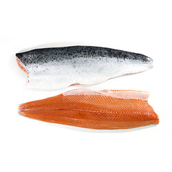 Fresh Salmon Fillet Skin On (C Trim) 1KG