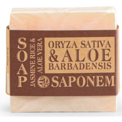 សាប៊ូដុំ Saponem ក្លិនបន្ទាលកន្ទុយក្រពើ និងអង្ករ