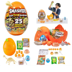Smashers Epic Dino Egg Over 25 Surprises!