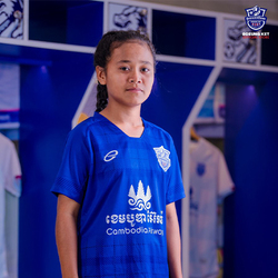 អាវកីឡានារី ដៃខ្លី ពណ៌ខៀវ