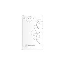 Transcend Storejet 2TB USB3.0 2.5" External SATA HDD White