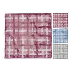 KOOPMAN 602000130 Napkins Pattern Designs Check Blue 20PCS