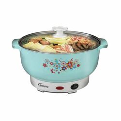 Powerpac PPMC585 Electric Multi Cooker Steamboat Pot Pink/Blue 2.5L