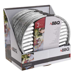 KOOPMAN DV5300020 Grill Plates Set of 3 Aluminum