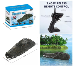 Remote Crocodile Boat 2-in-1 No. B802
