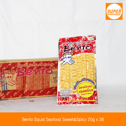 Bento Squid Seafood Sweet & Spicy 20g Pack of 36