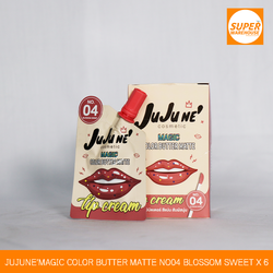 JuJu Ne' Magic Color Butter Matte No.04 Blossom Sweet Lipstick Pack of 6