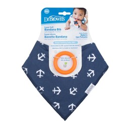 Bandana Bib Teether (Anchors)