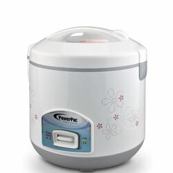 Powerpac PPRC18A Delux Rice Cooker W/Steamer 1.8L