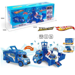 Hot Wheel Alloy Car Container Truck HW116 Blue Color