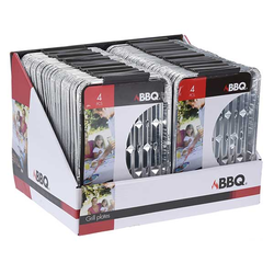 KOOPMAN DV5300160 BBQ Grill Plates Aluminum Set of 4PCS