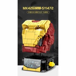 Lego block Iron Man