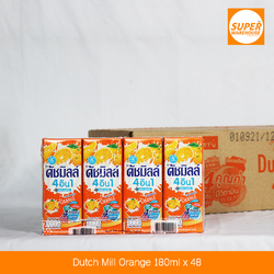 ទឹកដោះគោជូរ Dutch Mill រសជាតិក្រូច 180មល