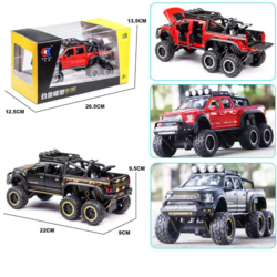 Metal Car Ford Beast Raptor Black